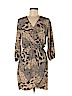 Double Zero 100% Polyester Tan Casual Dress Size M - photo 1