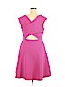 Torrid Pink Casual Dress Size 1X Plus (1) - photo 2