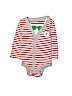 Koala Kids 100% Cotton Red Long Sleeve Onesie Size 0-3 mo - photo 1