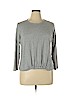 J.jill Gray Long Sleeve Top Size XL - photo 1