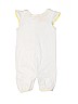 Assorted Brands 100% Cotton Floral White Short Sleeve Onesie Size 3-6 mo - photo 2