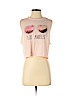 One Clothing Pink Sleeveless T-Shirt Size S - photo 1
