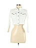 True Religion 100% Cotton White Denim Jacket Size M - photo 1