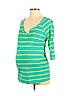 A Pea in the Pod Green 3/4 Sleeve Top Size L - photo 1