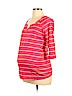 A Pea in the Pod Pink 3/4 Sleeve Top Size L - photo 1