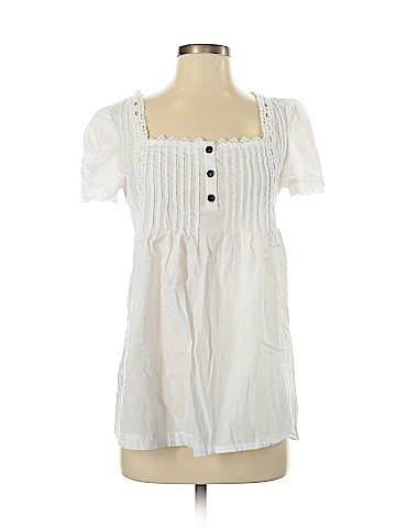 BCBGMAXAZRIA Short Sleeve Blouse (view 1)