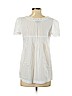 BCBGMAXAZRIA 100% Cotton White Short Sleeve Blouse Size S - photo 2