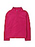 Danskin 100% Polyester Pink Fleece Jacket Size 10 - 12 - photo 1