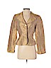 Kay Unger 100% Silk Tan Blazer Size 2 - photo 1