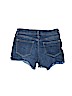 WARP + WEFT Solid Blue Denim Shorts Size 8 - photo 2