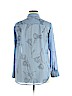 A New Day 100% Polyester Blue Long Sleeve Blouse Size XL - photo 2