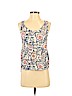 H&M 100% Viscose Tan Sleeveless Blouse Size 8 - photo 1