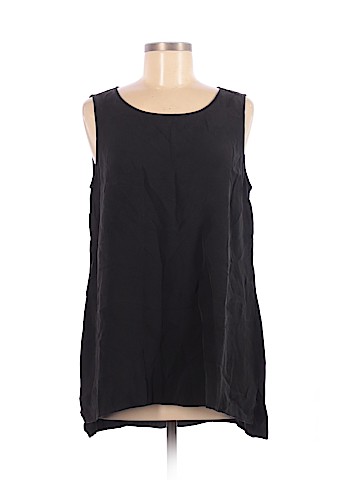 Lafayette 148 New York Sleeveless Silk Top (view 1)