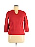 Talbots Red Long Sleeve Top Size XL - photo 1