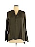 Simply Vera Vera Wang 100% Polyester Green Long Sleeve Blouse Size XL - photo 1