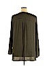 Simply Vera Vera Wang 100% Polyester Green Long Sleeve Blouse Size XL - photo 2