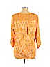 Chico's Orange 3/4 Sleeve Top Size XL (3) - photo 2