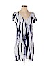 Aqua 100% Polyester White Casual Dress Size S - photo 1