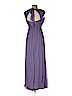 Amsale 100% Silk Purple Cocktail Dress Size 12 - photo 2