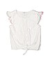 Crown & Ivy 100% Cotton White Short Sleeve Blouse Size 3T - photo 1