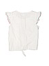 Crown & Ivy 100% Cotton White Short Sleeve Blouse Size 3T - photo 2
