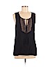 Patrons of Peace 100% Rayon Black Sleeveless Blouse Size L - photo 1