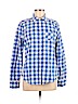 American Eagle Outfitters 100% Cotton Blue Long Sleeve Button-Down Shirt Size 12 - photo 1