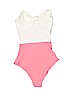 Lisa Marie Fernandez Pink One Piece Swimsuit Size Sm (2) - photo 2