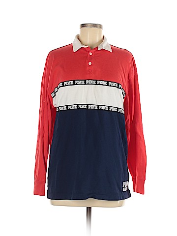 Victoria's Secret Pink Long Sleeve Polo (view 1)