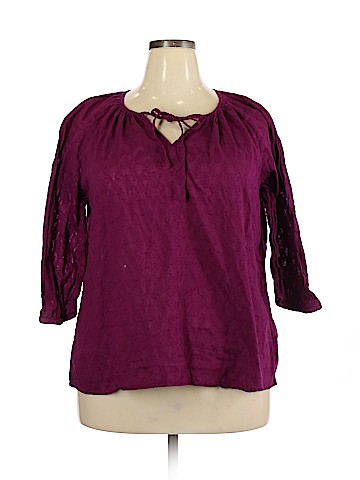 Laura Scott 3/4 Sleeve Blouse (view 1)
