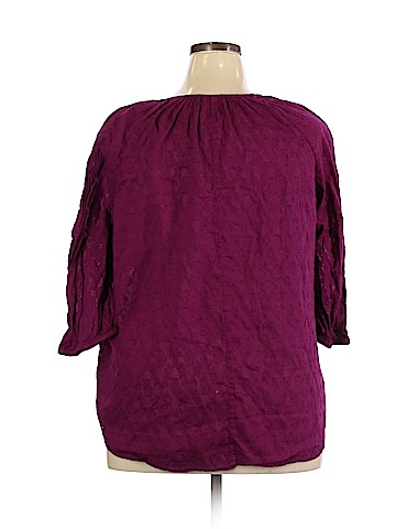 Laura Scott 3/4 Sleeve Blouse (view 2)
