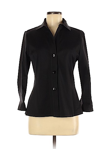 Linda Allard Ellen Tracy Long Sleeve Button-Down Shirt (view 1)