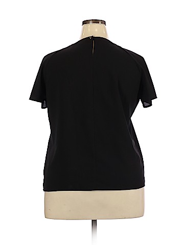 Bar III Short Sleeve Blouse (view 2)