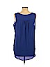 Apt. 9 100% Polyester Blue Sleeveless Blouse Size L - photo 2