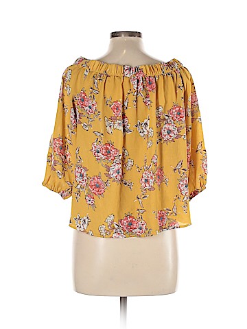 Lily White 3/4 Sleeve Blouse (view 2)