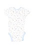 Gerber 100% Cotton Stars White Short Sleeve Onesie Size 0-3 mo - photo 2