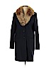 Theory Blue Wool Coat Size M - photo 1