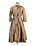 Teri Jon by Rickie Freeman 100% Polyester Tan Casual Dress Size 8 - photo 1