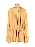 Free People 100% Polyester Yellow Long Sleeve Blouse Size S - photo 2