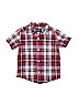 The Children's Place 100% Cotton Red Short Sleeve Button-Down Shirt Size 3T - photo 1