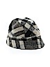 Burberry 100% Wool Plaid Gray Hat Size M - photo 1