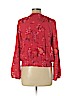 Mudd 100% Rayon Red Long Sleeve Blouse Size L - photo 2