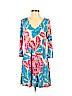 Diane von Furstenberg Blue Casual Dress Size 8 - photo 1