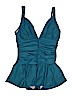 Shape FX Teal One Piece Swimsuit Size 14 - photo 1
