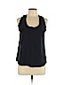 Joie 100% Silk Black Sleeveless Silk Top Size L - photo 1