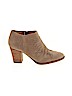 Franco Sarto 100% Leather Tan Ankle Boots Size 8 1/2 - photo 1