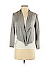 Elie Tahari Gray Silk Cardigan Size XS - photo 1