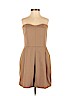 Contrarian New York 100% Wool Tan Casual Dress Size 6 - photo 1