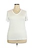 Daily Ritual White Short Sleeve T-Shirt Size XXL - photo 1
