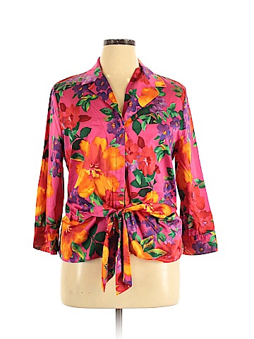 Jones New York Signature Long Sleeve Button-Down Shirt (view 1)